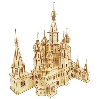 Puzzle 3D HSMY de 569 Peças XE-G013 - Catedral de São Basílio | Rússia - 1