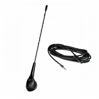 New Majestic AE-27N antena de carros Triangular Preto - 1