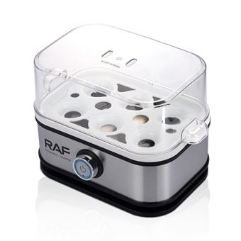 Cozedor de Ovos RAF R0065 | Mini Segurança Auto | Prateado - 1