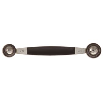 Concha de Frutas Duplo Levante Arcos 613100 Lâmina de Aço Inoxidável e Punho de Polipropileno Ø 22 mm - 25 mm - 1