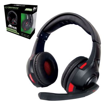 Auscultadores Headset Gaming Esperanza Striker - Vermelho - 1