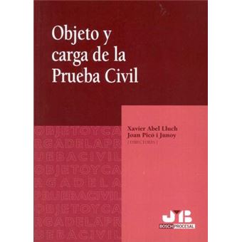 Objeto y carga de la prueba civil - 1