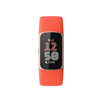 Pulseira de Actividade Fitbit Charge 6 | Coral, Dourado - 1