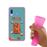 Capa Hapdey para Samsung Galaxy A40 2019 Design Bagagem de Viagem Vintage com Etiquetas em Silicone Flexível e TPU Cor-de-Rosa_3
