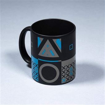 Caneca de Cerâmica Numskull Play Station Ícones Azul e Preto | 325 ml - 1