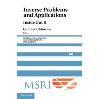 Inverse Problems and Applications - Inside Out II - Hardback - 2012 - 1
