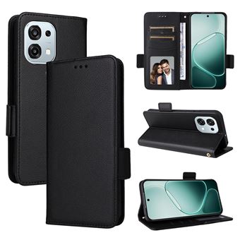 Capa FOXDOCK para OPPO A6 Pro | Prova de Choque | Magnética| TPU | Suporte para Cartão | Preto - 1