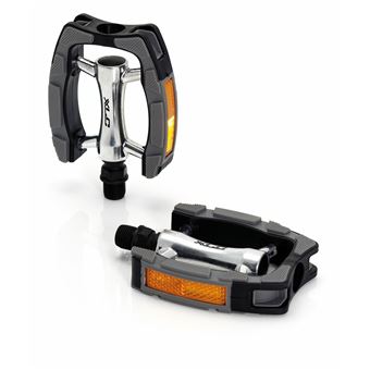 Pedal de Bicicleta XLC 2501840300 | Laranja, Prateado - 1