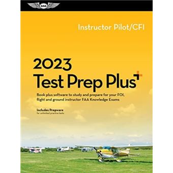 2023 Instructor Pilot/Cfi Test Prep Plus Book Plus Software to Study ...