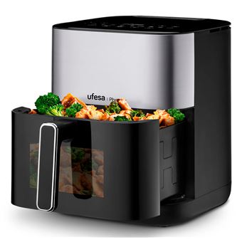 Air Fryer Ufesa Phoenix 6L | 6 L | 1800 W | Preto, Aço inoxidável - 1