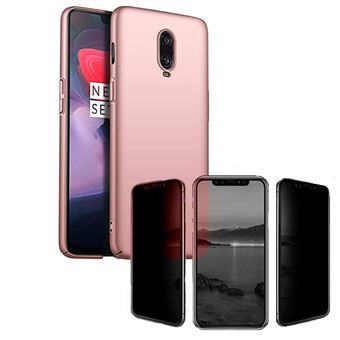 Kit Película 5D Anti-Spy + Capa SlimShield Phonecare para Oneplus 6T Rosa - 1
