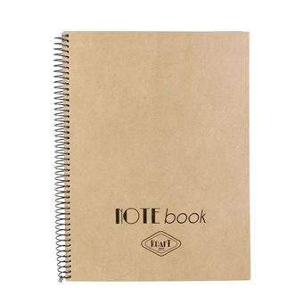 Caderno A4 Capa Dura Espiral Ancor Kraft 2023 Pautado 48Fl 90G 114799 - 1