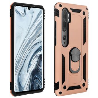 Capa Protetora Avizar para Xiaomi Mi Note 10 /10 Pro | Antichoque | Anel | Suporte - Champagne