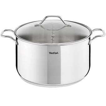 Tacho Tefal Intuition Indução 24cm com Tampa Vidro 24Cm