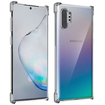 Pack de Proteção Avizar para Samsung Galaxy Note 10 Plus | Capa Flexivel + Película em Vidro Temperado 9H - Transparente - 1
