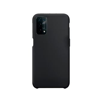 Capa Proteção Traseira Silicone G4M para Oppo A74 - Preto - 1