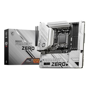 Motherboard MSI B650M PROJECT ZERO | Branco - 1