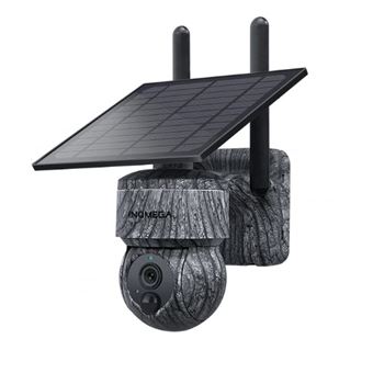 Câmara vigilância solar F+ | 4G | rotativa | exterior | camuflada | 5MP - 1