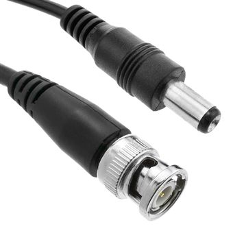 Cabo de Vídeo Composto e Fonte de Alimentação BeMatik para Câmara CCTV 5m - 1