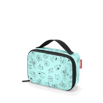 Bolsa Térmica Reisenthel Thermocase Kids Cats and Dogs Mint | Azul menta - 1