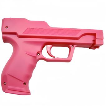 Acessório Comando em Forma de Pistola V-REEL para Nintendo Wii - Rosa - 1