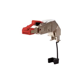 Conector METZ CONNECT 25G RJ45 field plug pro 360 | Vermelho - 1