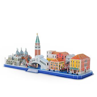 Puzzle 3D DAM City Line Venice | 126 Peças | Multicolorido - 1