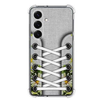 Capa TUMUNDOSMARTPHONE de silicone à prova de choque para Samsung Galaxy S25 5G Sneakers Design 08 Desenhos - 1