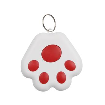 Localizador Bluetooth Lionvolant | Forma de Pata de Gato - Vermelho - 1