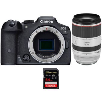 Canon EOS R7 + RF 70-200mm F2.8 L IS USM + 1 SanDisk 64GB Extreme PRO UHS-II SDXC 300 MB/s + PDF 15 Técnicas para Melhorar as suas Fotografias - 1