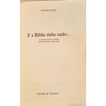 E a bíblia tinha razão... - 1