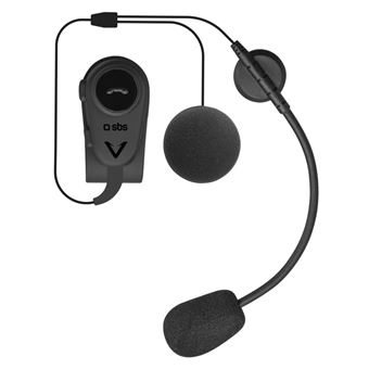 Auscultadores Bluetooth SBS TEEARSETMONOMOTOBTK | Preto - 1