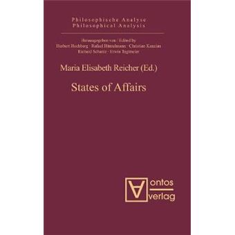 States Of Affairs 30 Philosophische Analyse  Philosophical Analysis, 30 - 1