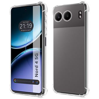 Capa de silicone TUMUNDOSMARTPHONE anti-choque transparente para Oneplus Nord 4 5G - 1
