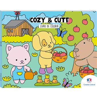 Cozy And Cute - Livro De Colorir - 1