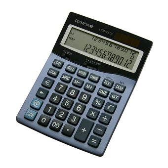 Calculadora Olympia LCD 4312 - 1