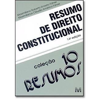 Resumo 10. Direito Constitucional - 1