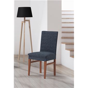 Capa Extensível de Cadeira com Encosto ESTORALIS ORION | Protetor de Cadeira | 45 x 45 x 55 cm | Azul - 1