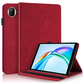 Capa Flip FOXDOCK para Honor Pad X7 8.7 Inch | Textura em Relevo | Compartimento para Cartão | Vermelho - 1