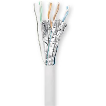 cabo de rede VivoLink PROCAT305W 305 m Cat6a F/FTP (FFTP) Cinzento