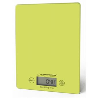 Balança de Cozinha Esperanza EKS002G | Verde, Amarelo - 1