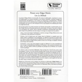 penser avec Edgar Morin , lire la Méthode - 1