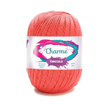 Fio de Crochet Círculo Charme | 150G | Coral Vivo - 1
