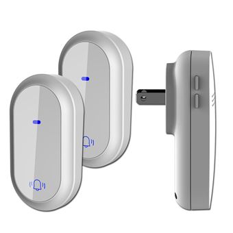 Campainha inteligente SZSMART S09 | WIFI | com Função impermeável e silenciosa | 2 Campainha | Branco - 1