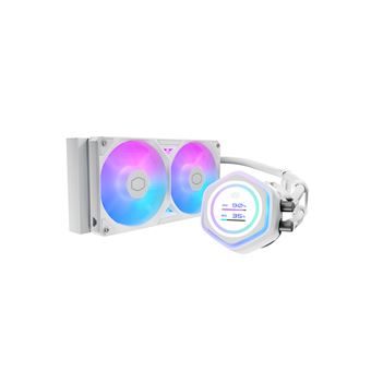 Kit de Arrefecimento Líquido Cooler Master MasterLiquid Atmos II LCD | Branco - 1