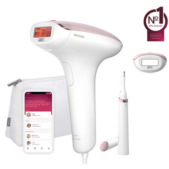 Depiladora de Luz Pulsada Philips Lumea Advanced BRI920/00 Dispositivo IPL para depilação | Rosa, Branco - 1
