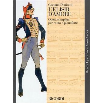 L'Elisir D'Amore Vocal Score Ricordi Opera Vocal Score - 1