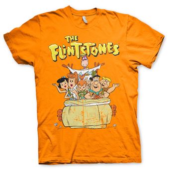T-shirt The Flintstones | Laranja | S - 1