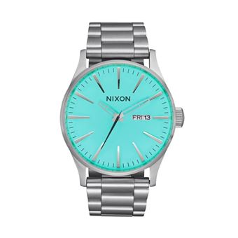 Relógio Maculino Nixon Sentry SS A356-2084 | Azul Turquesa/Prateado - 1