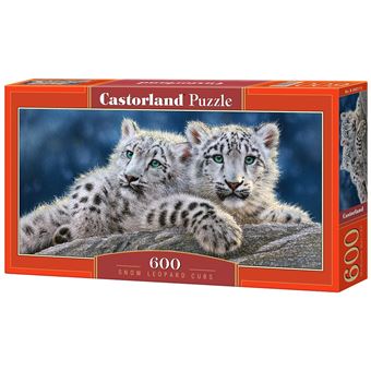 Puzzle Castorland Snow Leopard Cubs 600 pcs